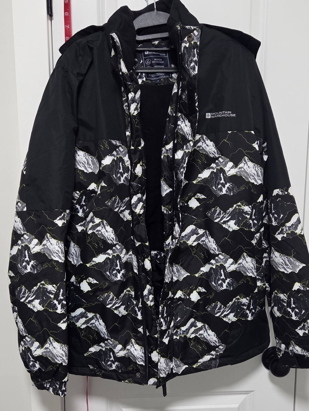 Men’s mountain-Printed winter Insulated Jacket